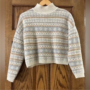 LONDON KAYE Mock Neck Sweater | Size S